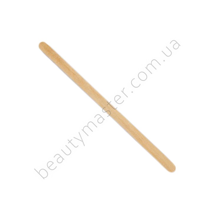 Wooden narrow spatulas 140*6*1.6 mm, 100 pcs Nikk Mole