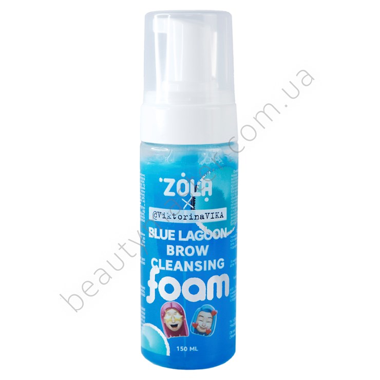 ZOLA x Viktorina Vika пена blue lagoon brow cleansing 150 мл