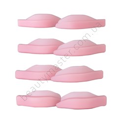 Lash lamination rollers pink set, 4 pairs