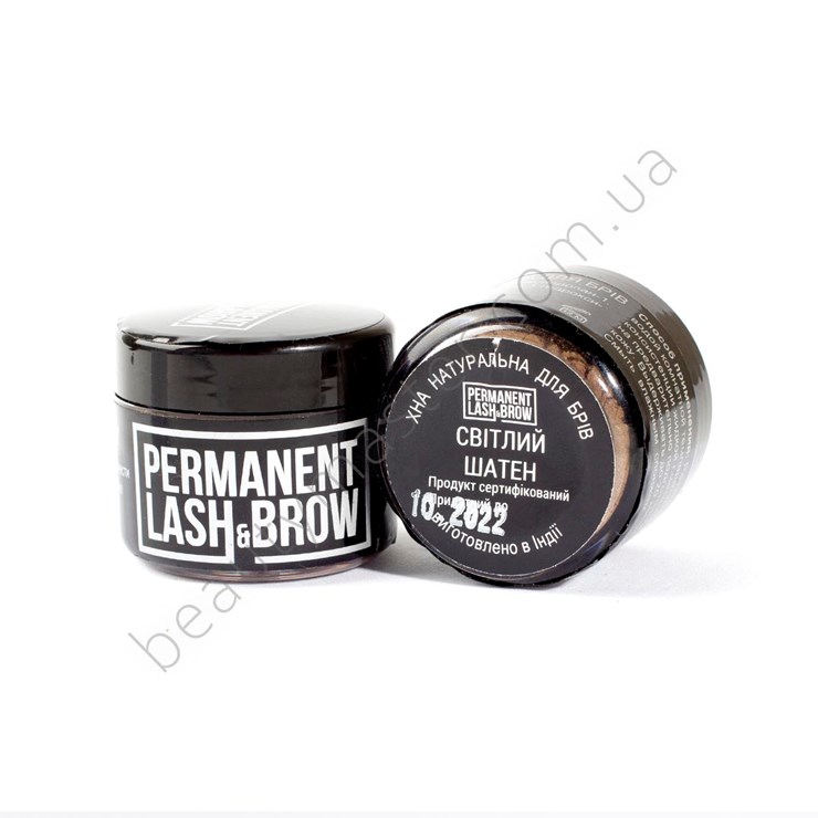 Permanent lash&brow Хна светлый шатен для бровей 20 мл